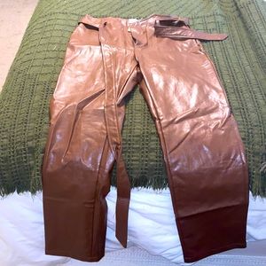 Vestique Brown leather pants